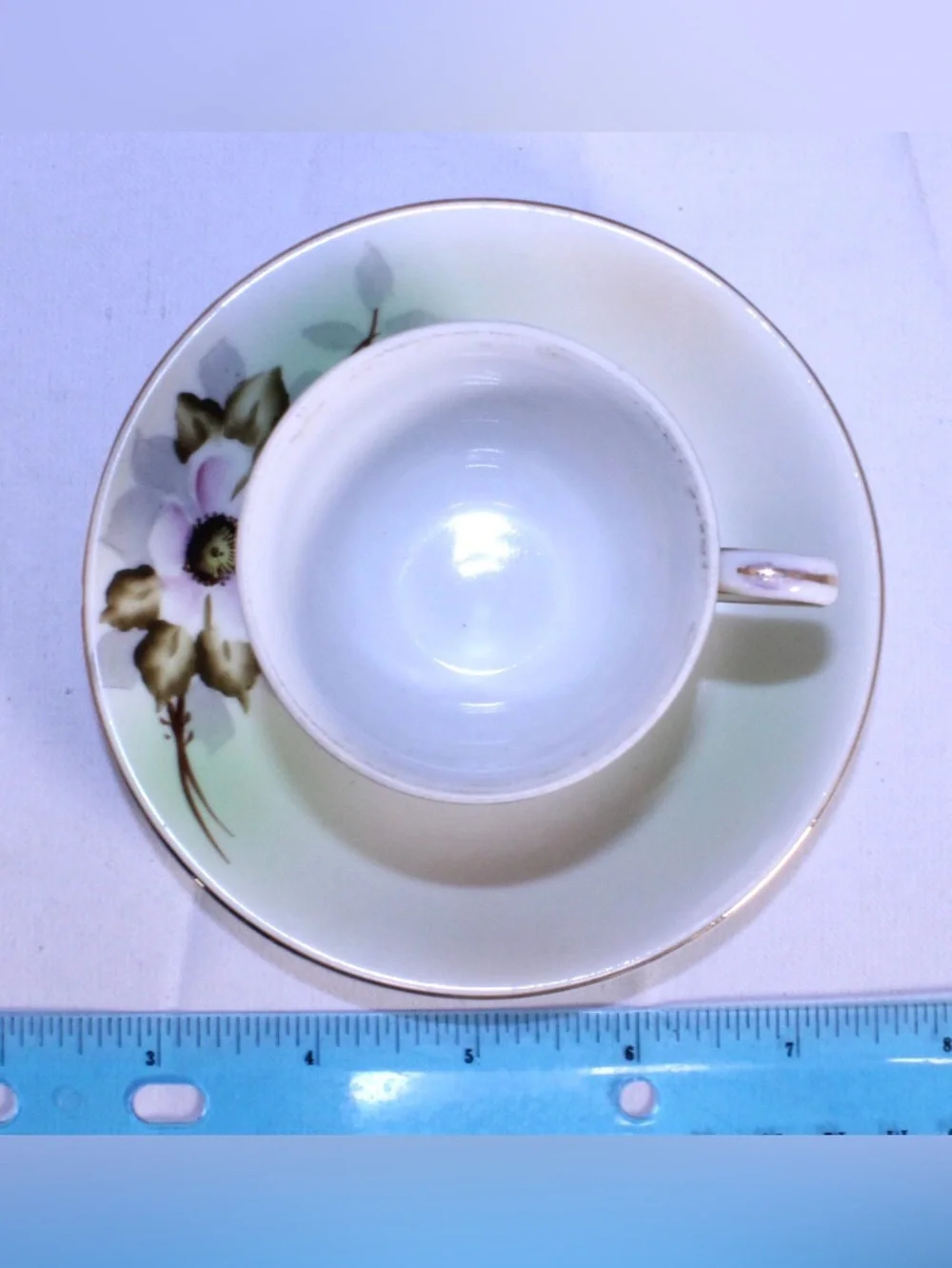 Vintage Shofu Porcelain Demitasse Cup and Saucer